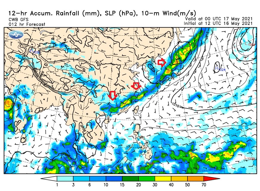 ▲中央氣象局局長鄭明典今（17）日在臉書發文表示，梅雨鋒面離台灣很近了，只是太平洋高壓還是太強。（圖／翻攝自鄭明典臉書）