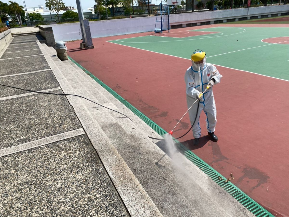 ▲台中市政府宣布籃球場、網球場、棒壘球場、槌球場、足球場、曲棍球、手球等球類運動場域及室外溜冰場等戶外運動場域也暫停開放圖／運動局提供2021.5.18)