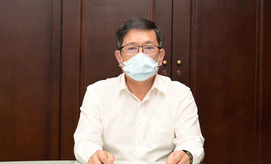 ▲台電董事長楊偉甫18日晚間透過影片表示，會針對限電措施進行檢討報告。（圖／台電提供）