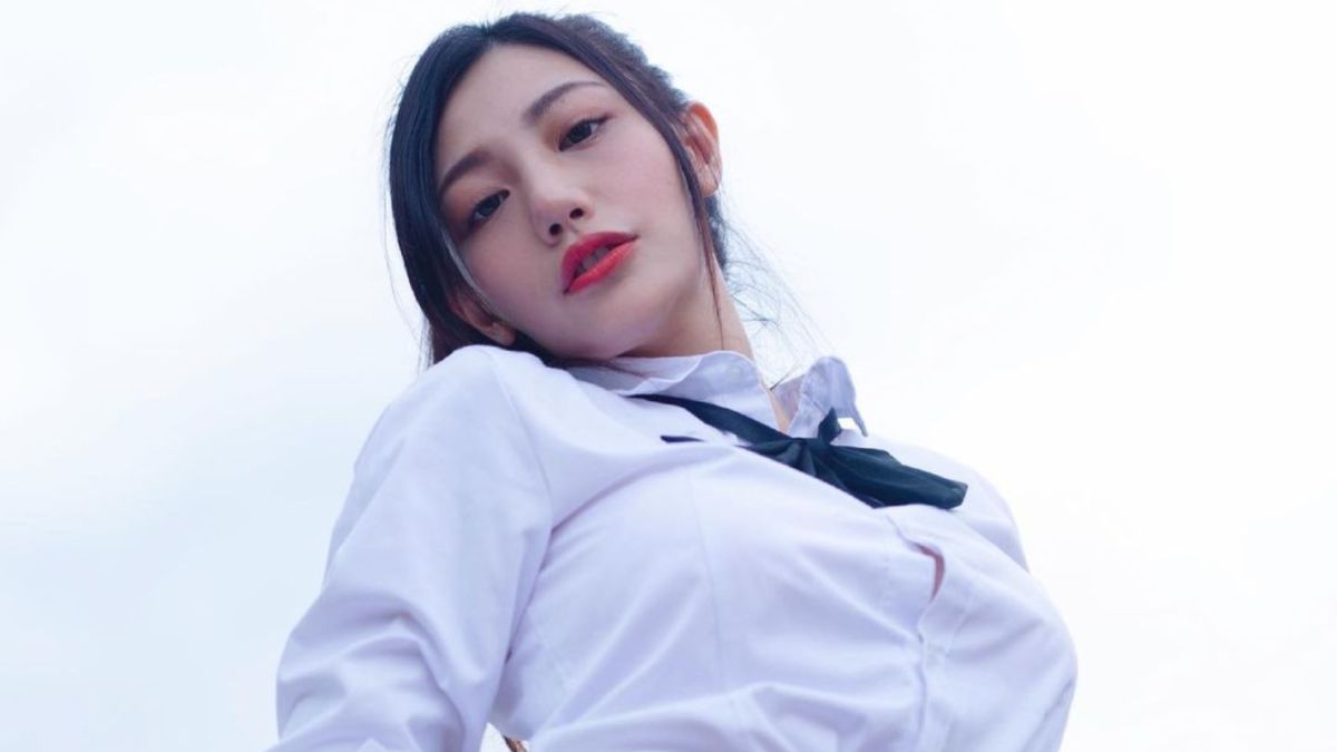 ▲「世新校花」陳葳宣導居家防疫。（圖／陳葳IG）