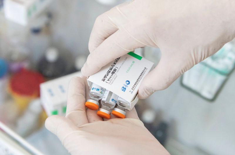 ▲中國國藥集團旗下的中國生物技術公司宣布，將發表4款COVID-19新疫苗，並稱能有效對抗Delta等變異株。資料照。（圖／美聯社／達志影像）