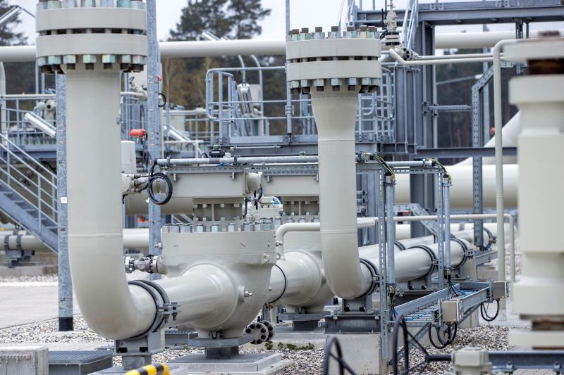 ▲由俄羅斯負責營運的德、俄間天然氣管線「北溪2號」(Nord Stream 2)是否會構成地緣政治安全風險令外界關注。資料照。(圖/美聯社/達志影像)