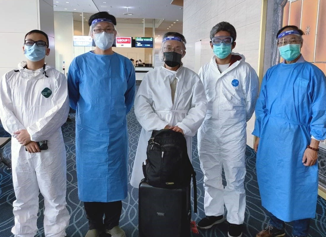 ▲中鋼印度公司台灣籍主管全數安全返台。(圖／中鋼公司提供)
