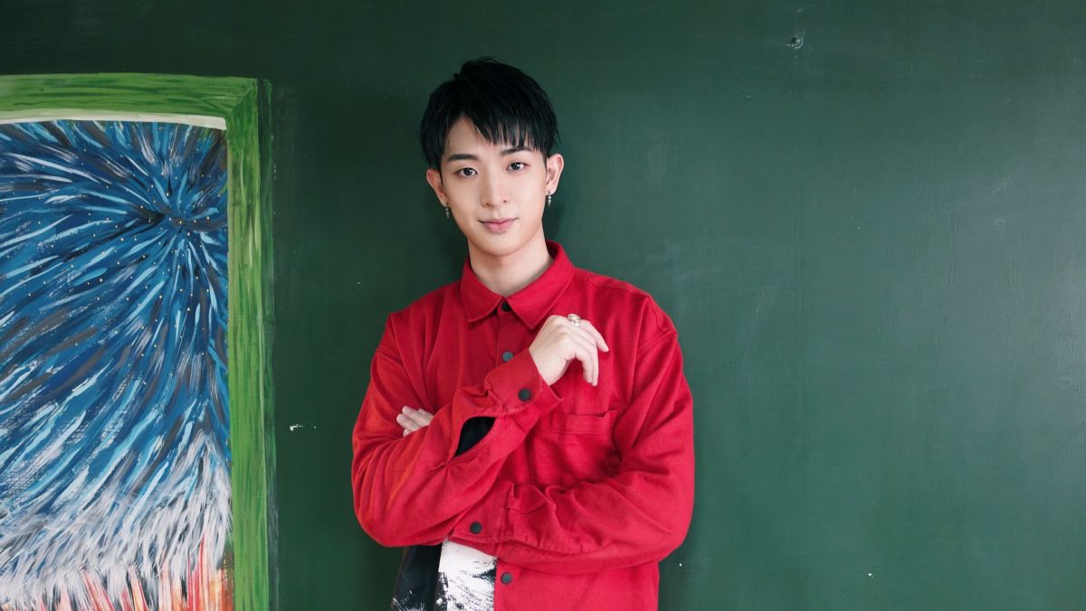 ▲林亭翰居家防疫期間狂練身體，樂當「健人」。（圖／青田音樂提供）