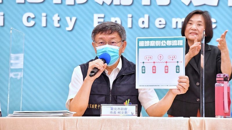 ▲針對「校正回歸」一詞,台北市長柯文哲23日表示,自己身為醫學院教授,也是第一次聽說這個用詞。(圖/台北市政府提供)