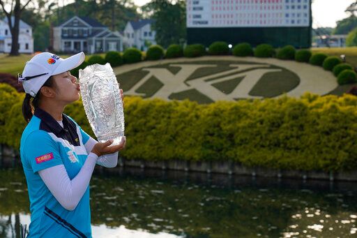 ▲LPGA純絲錦標賽，台灣高球好手徐薇淩奪生涯首冠。（圖／達志影像／美聯社）