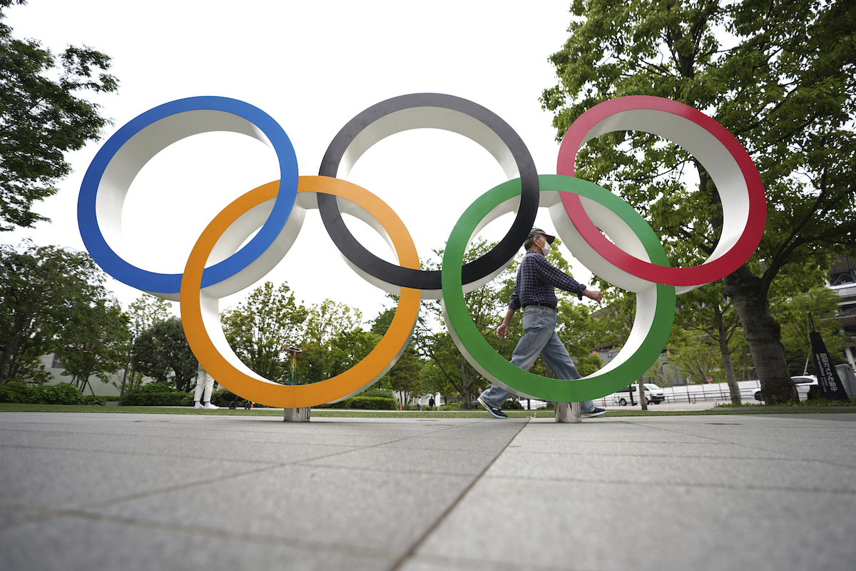 ▲日本新冠肺炎疫情嚴峻，停辦奧運的聲浪不斷。（圖／美聯社／達志影像）