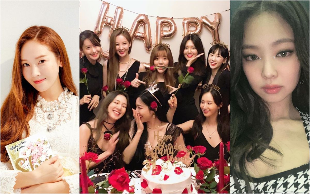 ▲粉絲認為，少女時代成員、JENNIE（右）都出現在潔西卡（左）的慶生影片中。（圖／潤娥、潔西卡、JENNIE IG）