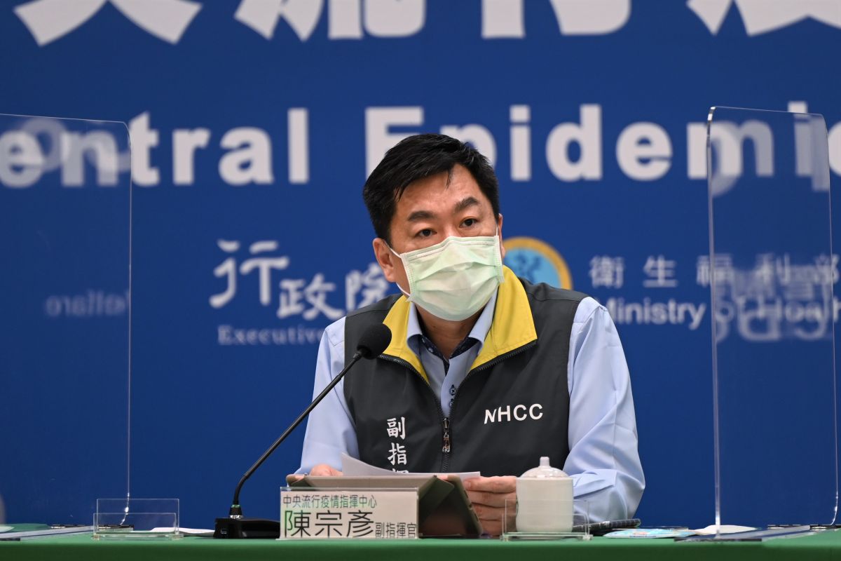 ▲中央流行疫情指揮中心副指揮官陳宗彥主持防疫會議後記者會。(圖／指揮中心提供)