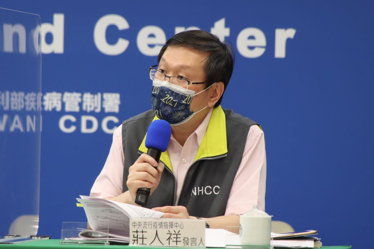 ▲中央流行疫情指揮中心發言人 莊人祥。(圖／指揮中心提供)
