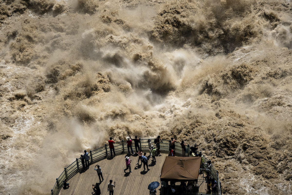 ▲中國去年降雨達到1961年以來的第二高，造成嚴重洪災，外界都十分擔憂今年的汛情。（圖／美聯社／達志影像）