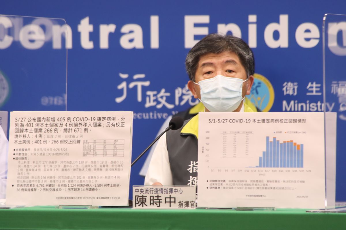 ▲中央流行疫情指揮中心指揮官陳時中。(圖／指揮中心提供)