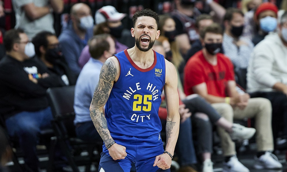 ▲Austin Rivers得分大爆發。（圖／美聯社／達志影像）