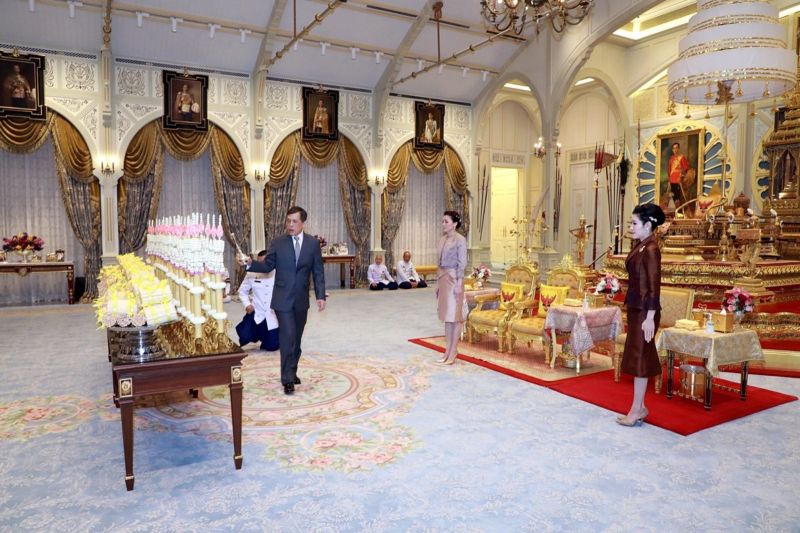 ▲打破病危傳言，泰王瓦吉拉隆功近日再度偕皇后、貴妃公開亮相。（圖／翻攝自Royal World Thailand 推特）