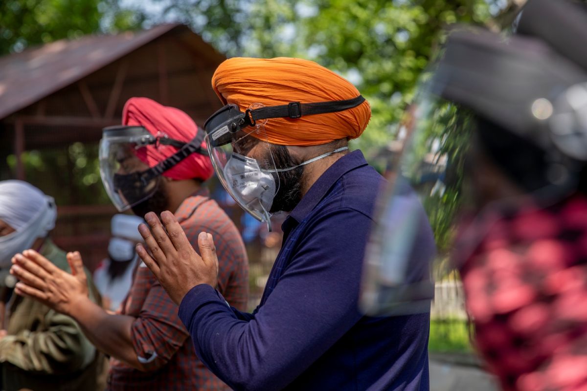 ▲印度當局28日宣布，首都新德里的防疫封鎖措施將「非常、非常緩慢」地鬆綁。印度各大城市實施封鎖數週後，2019冠狀病毒疾病（COVID-19）的新增病例已減少。（圖／美聯社／達志影像）