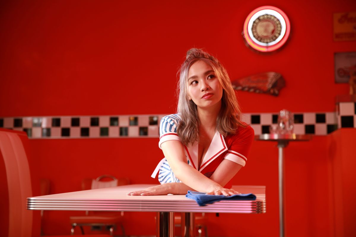 ▲陳芳語的居家清涼照被男友公開。（圖／華風數位提供）