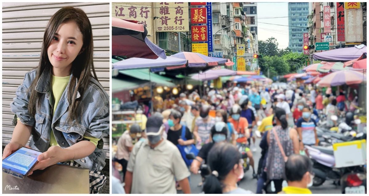 ▲宋燕旻在臉書貼出傳統市場照片，無奈根本是防疫破口。（圖／翻攝宋燕旻臉書）