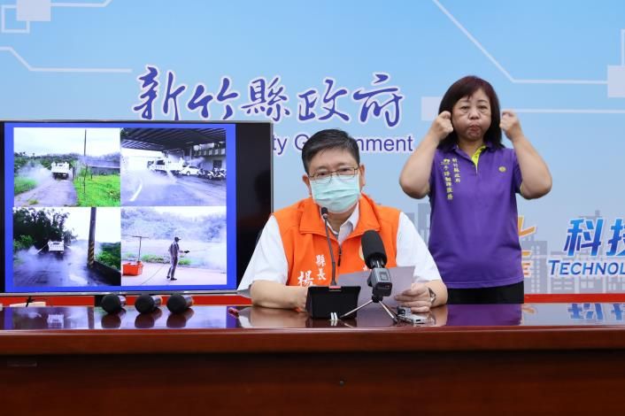 ▲新竹縣長楊文科表示，透過各種管道幫縣民、科學園區爭取盡快施打疫苗。(圖／新竹縣政府提供)