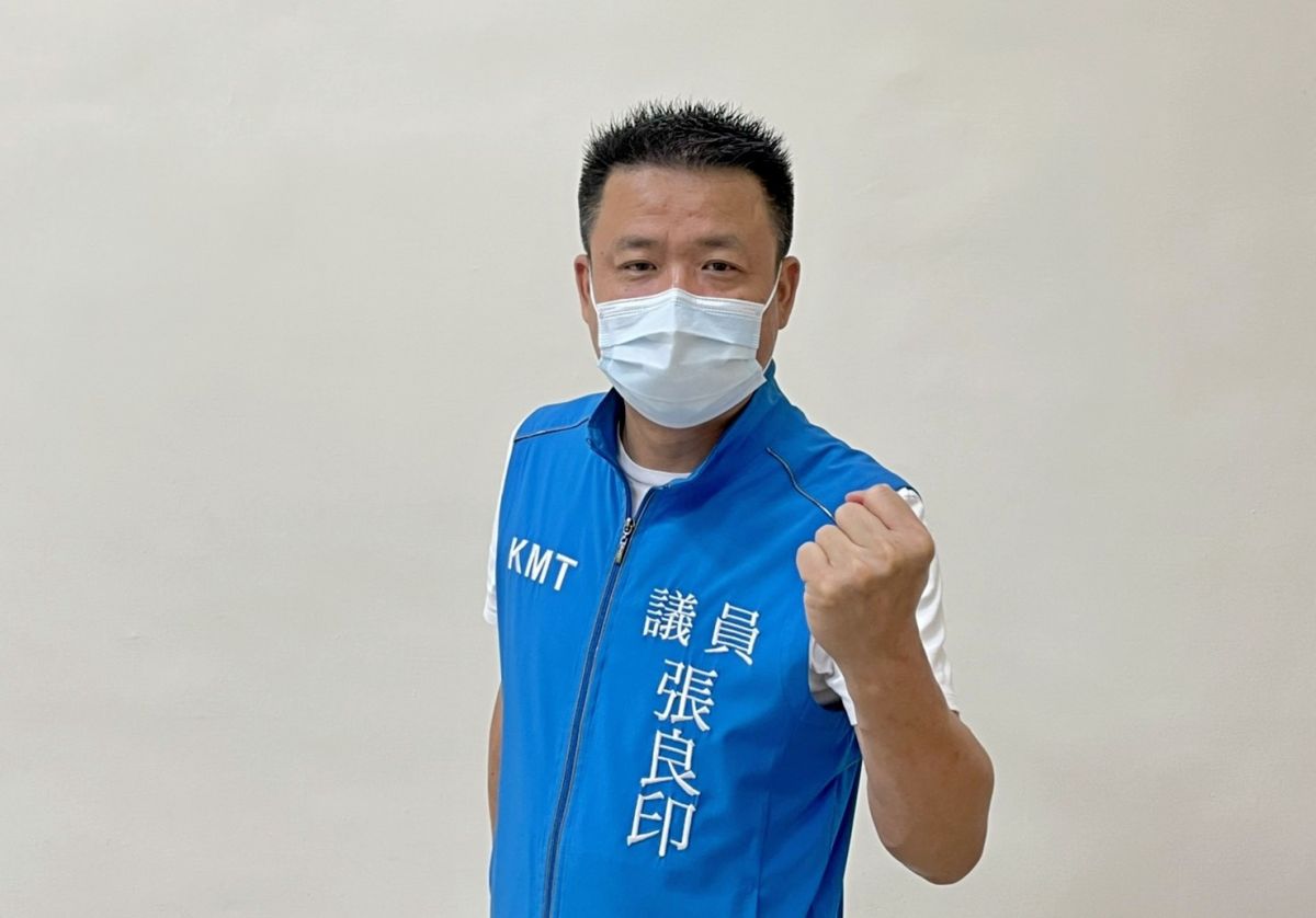 ▲新竹縣議會國民黨團書記長張良印呼籲：「我們要疫苗！」（圖／張良印提供）