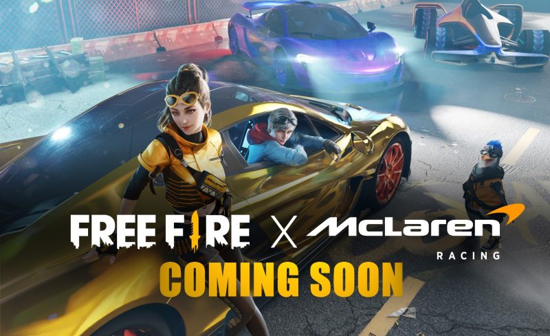 《Free Fire》 x McLaren Racing合作 麥拉倫P1、聯名車款「MCLFF」登場
