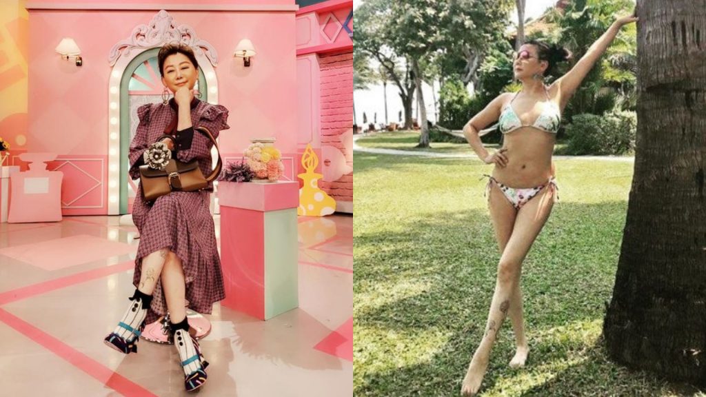 ▲藍心湄的美腿都是媽媽養成的！（圖／VOGUE提供）