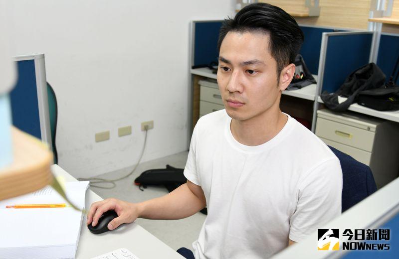 ▲褚宏垚表示,去年一年整顆心都懸在半空中,內心的不安和對未來的憧憬破碎,令他連覺都睡不好,甚至必需去心理諮商。(圖/記者林調遜攝)