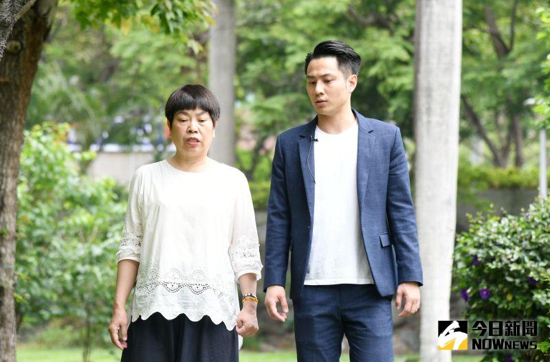 ▲褚宏垚的母親王玲娟,則是在兒子最失意的這段時間,扮演著重要角色。(圖/記者林調遜攝)