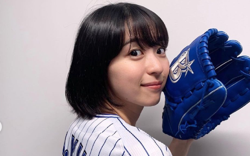 ▲鳴海唯開球搞烏龍。（取自鳴海唯IG)