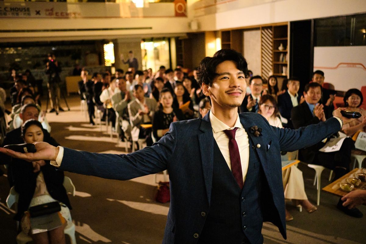 ▲林柏宏在《大債時代》飾演能言善道的創業家。（圖／華視）