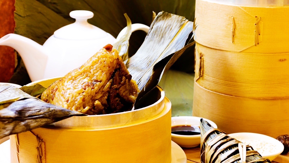 ▲悅品中餐廳今年首次推出不同口味的特色端午粽採限量預購。（圖／悅品中餐廳提供）