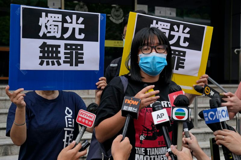 被控違法宣傳六四集會　香港支聯會副主席獲保釋
