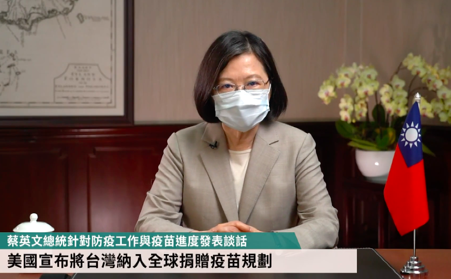 ▲近期台灣社會因為疫苗取得問題出現許多矛盾，吳崑玉指出，實際上疫苗之戰背後是冷酷的國際政治角力。（圖／翻攝自蔡英文臉書）