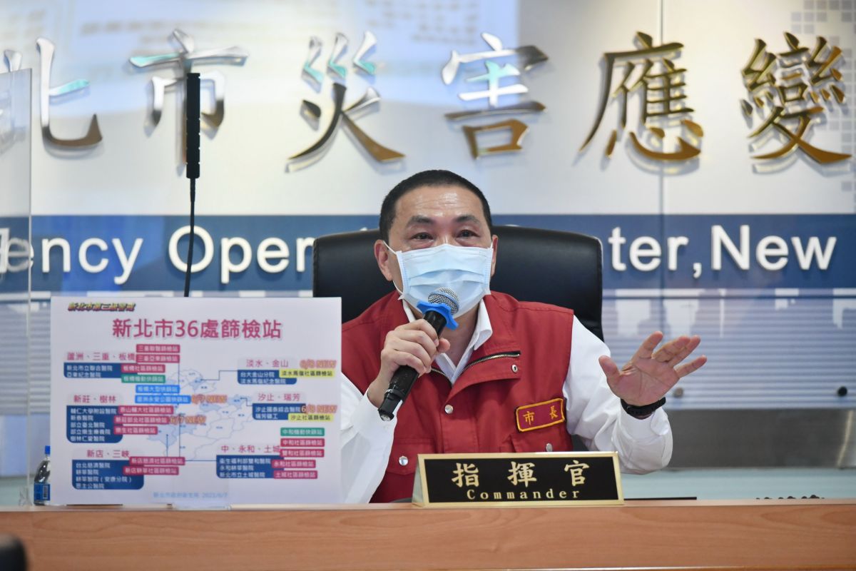 ▲侯友宜強調，只要疫苗的量夠，施打速度夠快，全國群體免疫達到6成的時間就會縮短，「數量才是決定施打覆蓋率的最重要關鍵！」（圖／新北市政府提供）