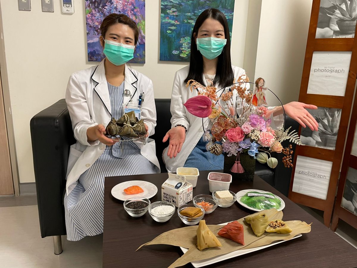 ▲端午吃粽！中醫大新竹附醫營養師推薦補骨健康粽。（圖／中醫大新竹附醫提供）