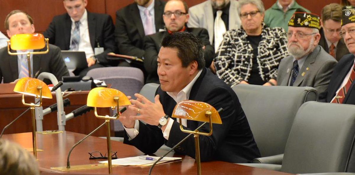 ▲美國康乃狄克州參眾議會近期一致通過友台共同決議，支持美台強化經貿夥伴關係。圖為康州華裔參議員黃濤（Tony Hwang）。（圖／翻攝自Twitter）