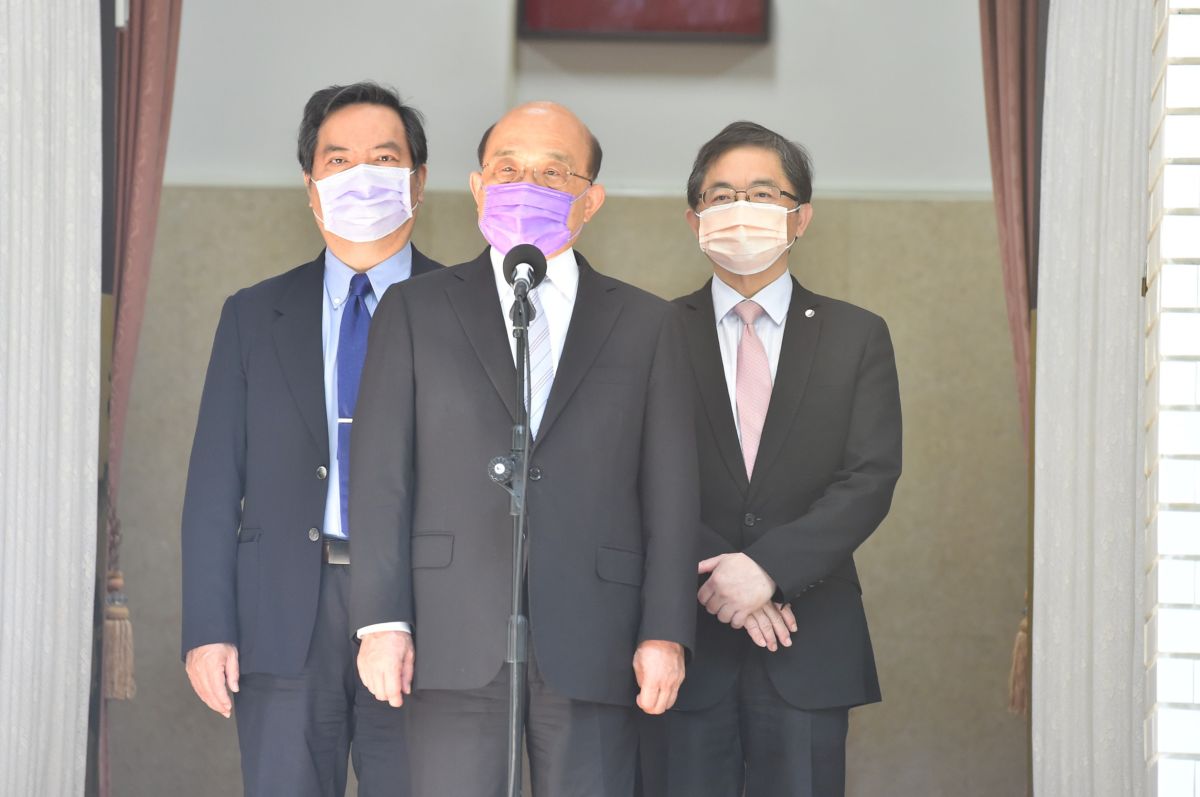 ▲行政院院長蘇貞昌8日表示，。（圖／行政院提供）