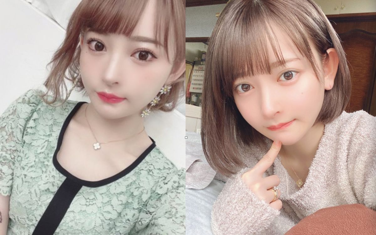 ▲日本模特兒黑崎美紗近日發出自己整形前後的對比照，引發網友討論。（圖/黑崎美紗推特）