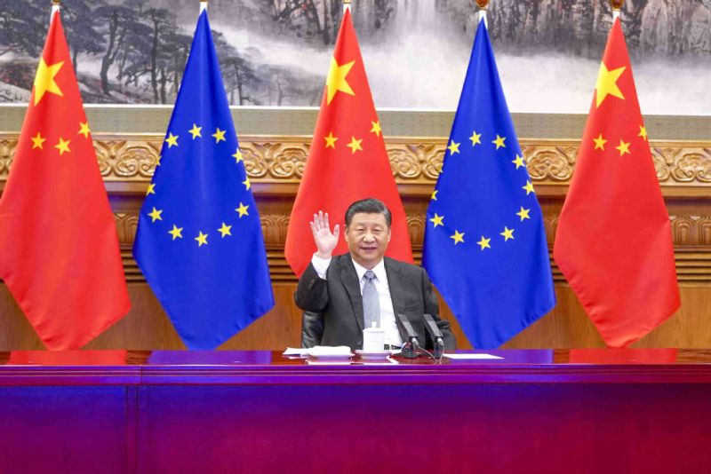 ▲歐盟與中國4月1日將舉行線上峰會，但歐中關係卻漸行漸遠。資料照。（圖／翻攝自中國日報）