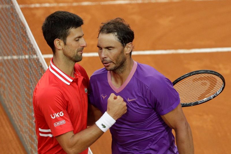 ▲「喬帥」Novak Djokovic(左)宣布退出2場美網前哨戰，三巨頭只剩「蠻牛」Rafael Nadal會出席辛辛那提大師賽。（圖／美聯社／達志影像）