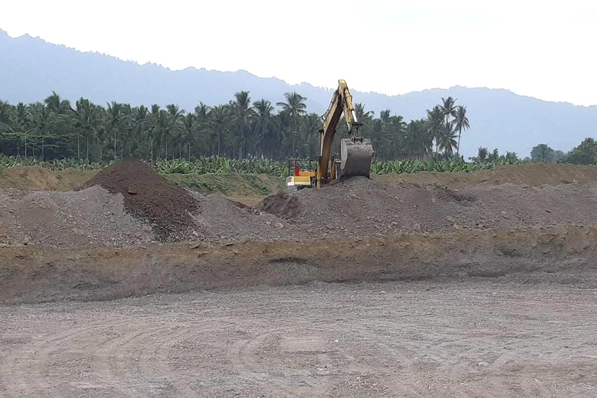 ▲中聯資源公司旗山場址未有積水外流情形發生，落實防制污染。(資料照／記者黃守作攝) 