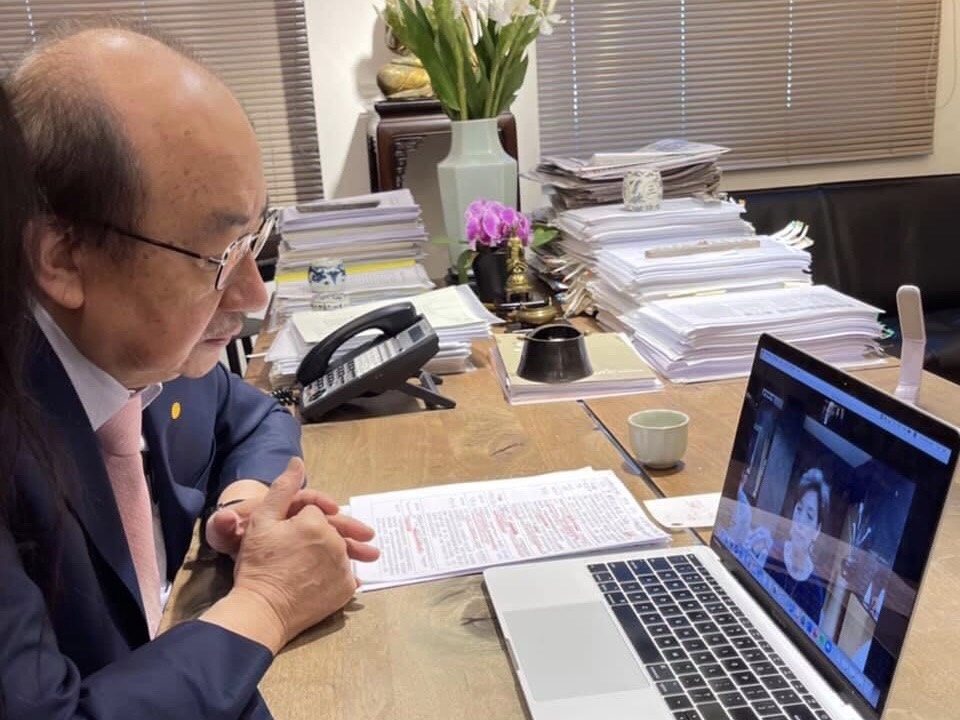 ▲台灣被列入美國外援疫苗名單中，立法院民進黨團總召柯建銘12日也特別在臉書發文感謝美國眾議員金映玉（Young Kim）的協助。（圖／翻攝自柯建銘臉書）