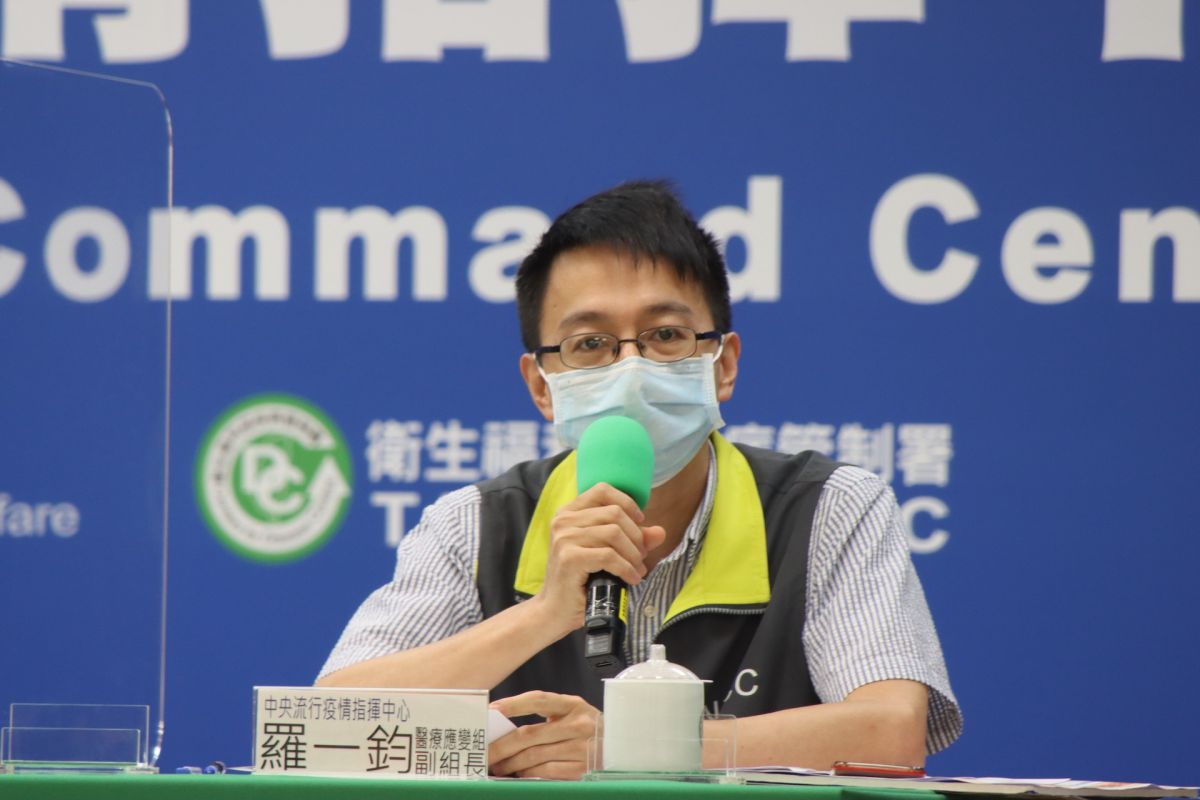 ▲中央流行疫情指揮中心醫療應變組副組長羅一鈞今（19）表示，今傳出赴澳門確診COVID-19 Delta變種病毒的台男，應是在印度感染性較高。圖為資料照。（圖／指揮中心提供） 