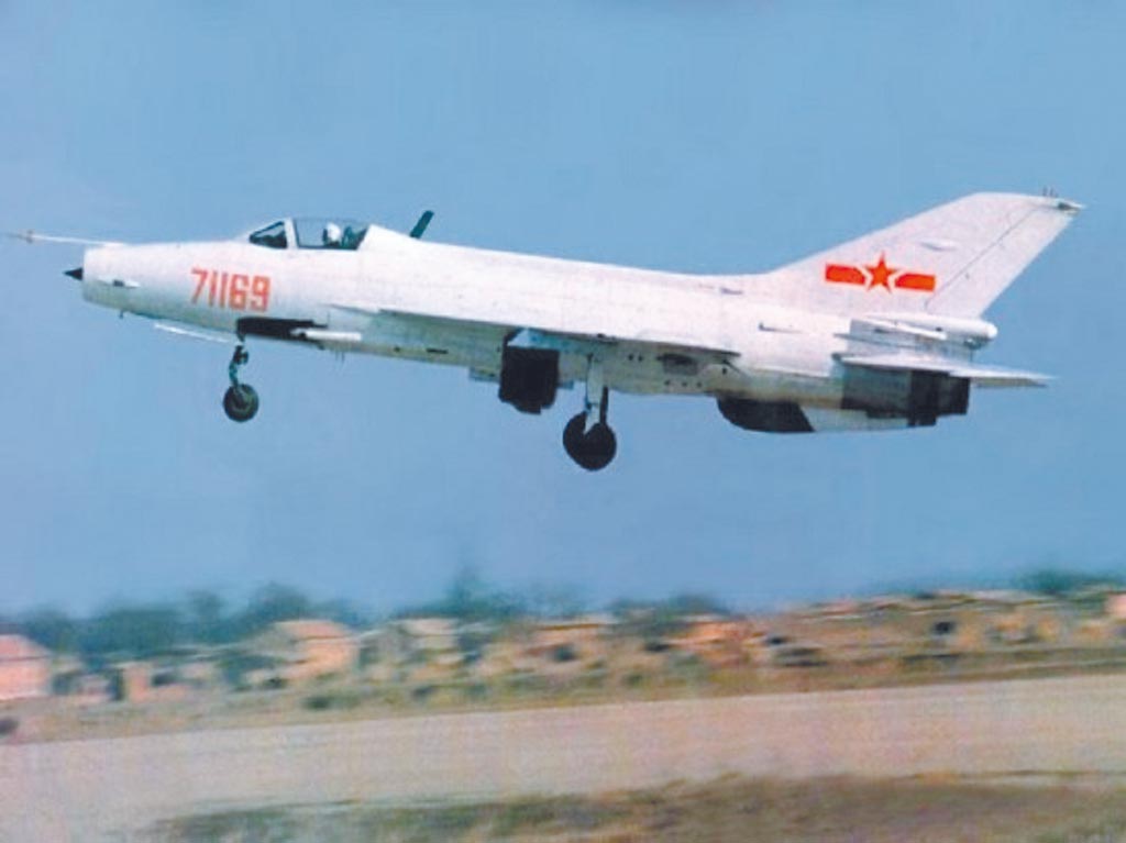 ▲解放軍殲7戰機。（圖／中國大陸國防部）