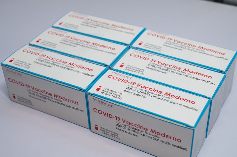 ▲食品藥物管理署今（28）日表示，已在上午完成美國政府提供的莫德納疫苗封緘作業。（示意圖／NOWnews資料照）