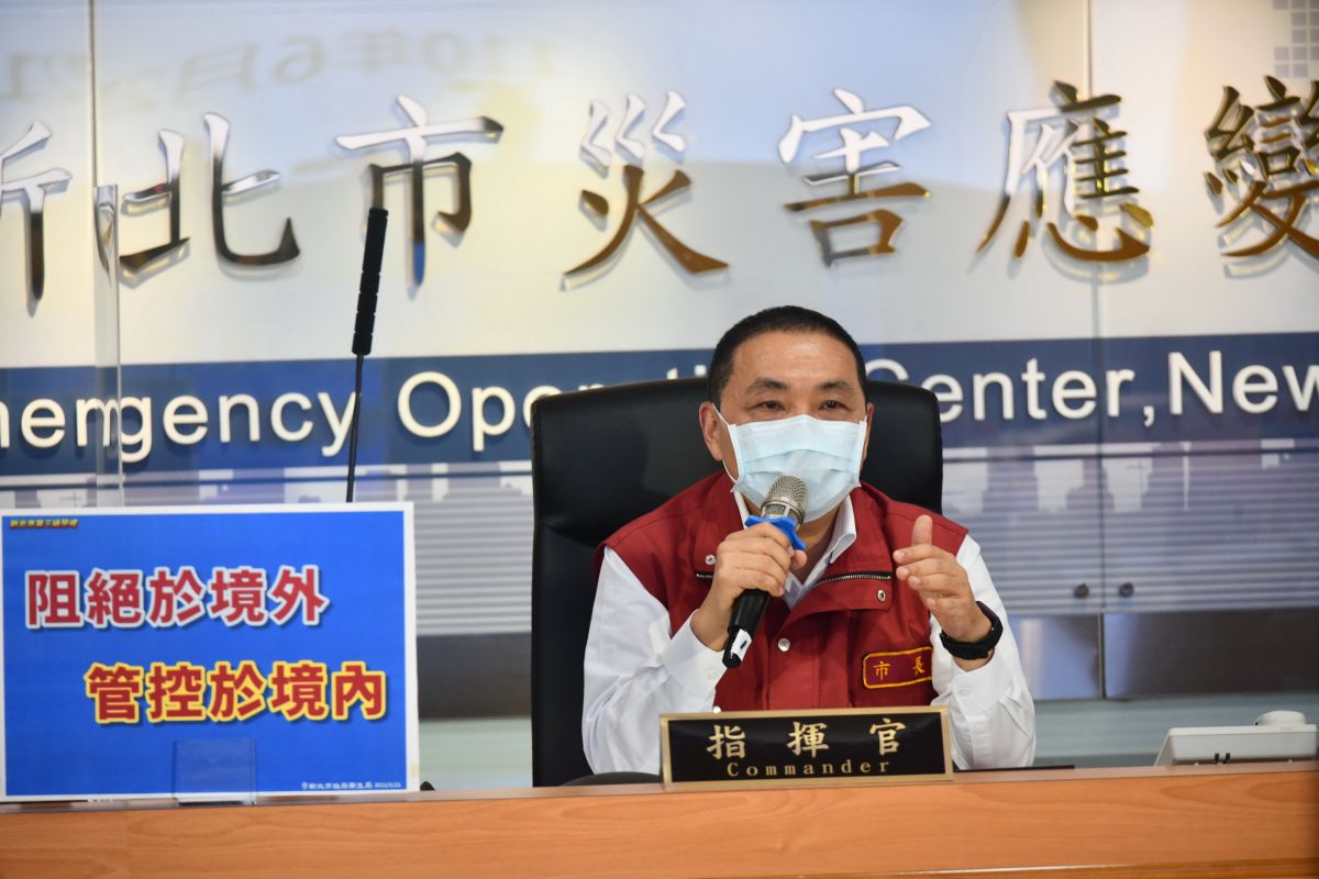 ▲新北市長侯友宜強調，國際之間的互相幫忙，是一個很常態的現象，非常感謝國際的友人贈疫苗給台灣。（圖／新北市政府提供）