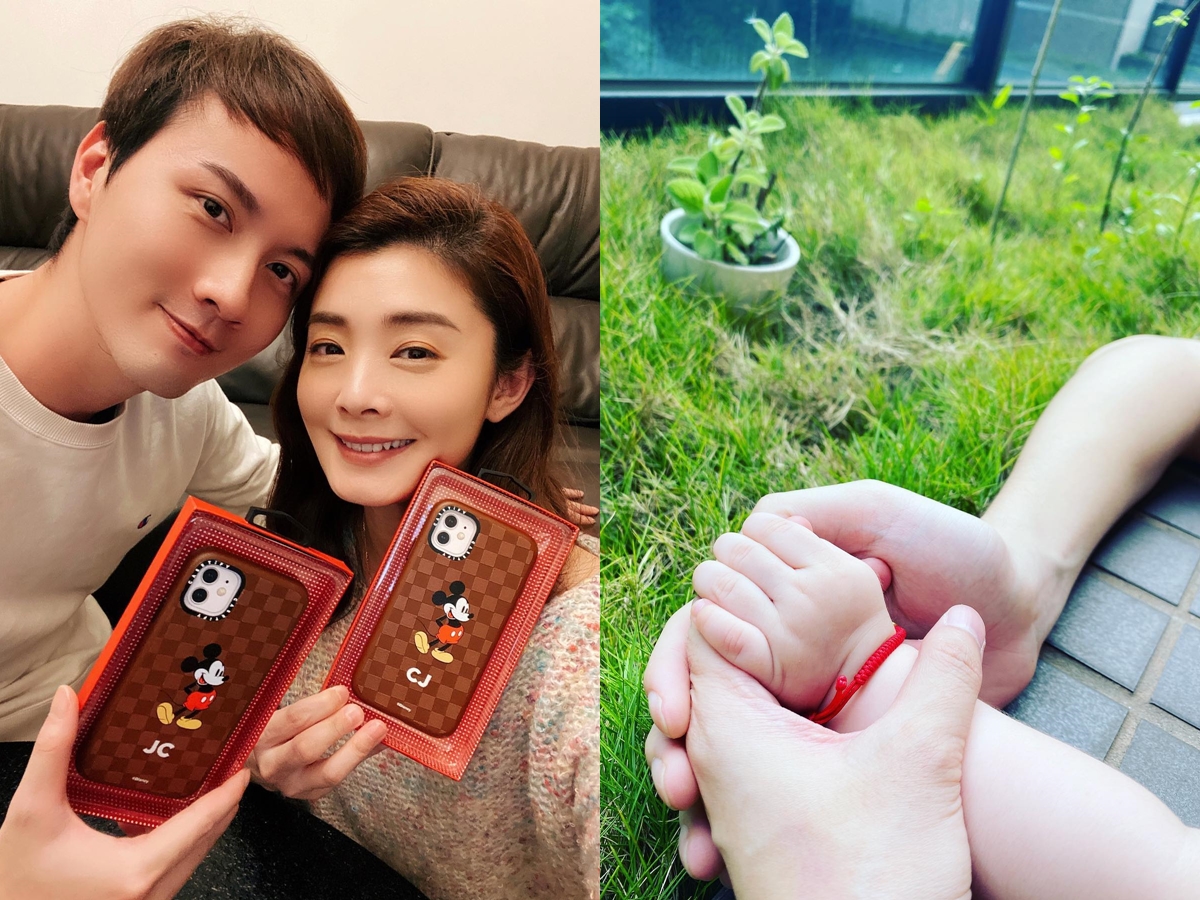 ▲夏如芝（左圖右）流產，痛失張捷（左圖左）第二個小孩。（圖／翻攝夏如芝 Cherry Hsia臉書）