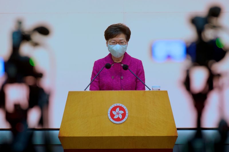 香港疫情又升溫　林鄭月娥：大部分患者病症輕微