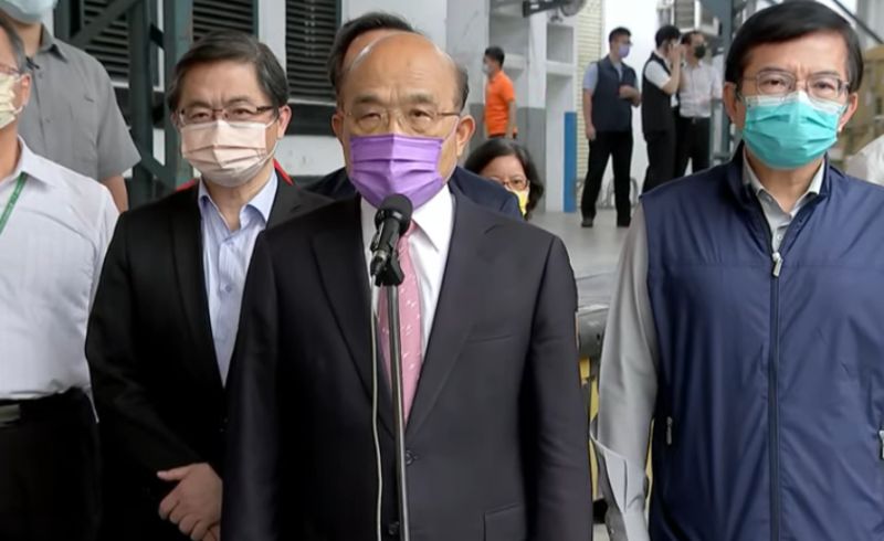 ▲行政院長蘇貞昌認為,解封與否要謹慎以對。(圖/行政院提供)
