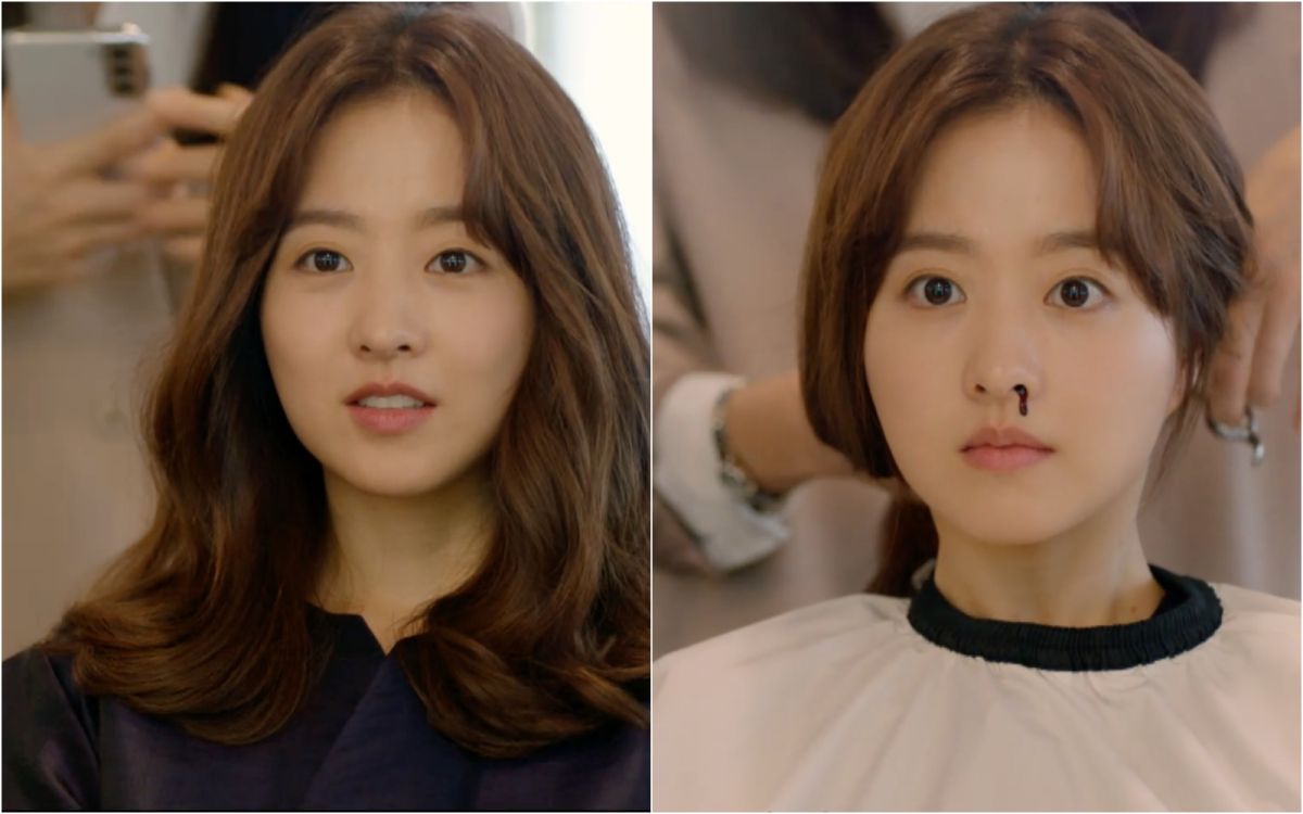 ▲劇中，朴寶英在化療前決定先剃頭。（圖／翻攝愛奇藝國際站）