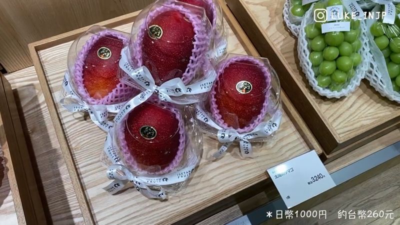 ▲水果不便宜，最貴的單可可達3000多日幣